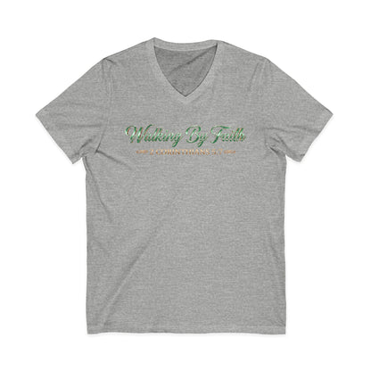 Walking By Faith Premium V-Neck