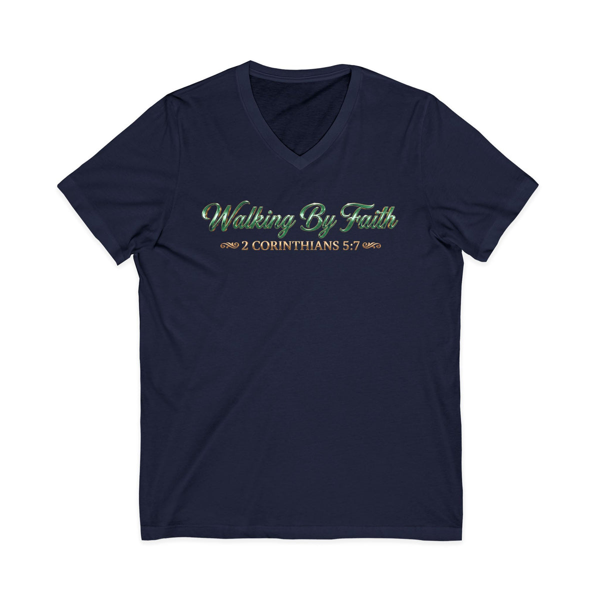 Walking By Faith Premium V-Neck
