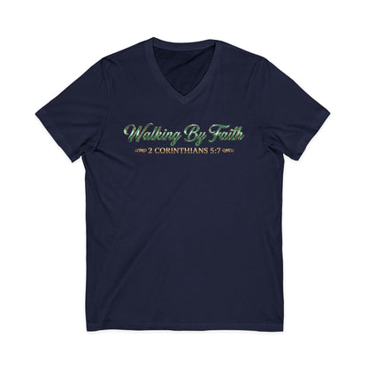 Walking By Faith Premium V-Neck
