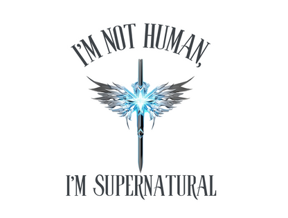 “I’m Not Human, I Am Supernatural” Sweatshirt – “You are from God, little children, and have overcome them, because greater is He who iok thanks in you than he who is in the world.” 1 John 4:4 | Christian Sweatshirt for Men, Jesus, GOD, Faith Gift