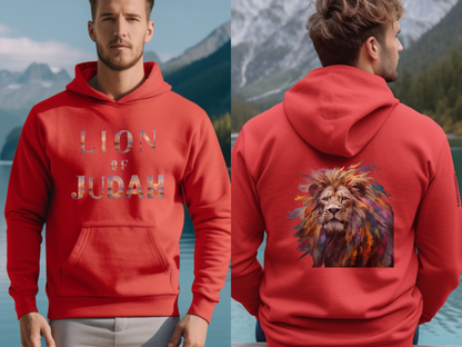 Lion of Judah Hoodie – Revelation 5:5 – “The Lion of Judah has triumphed” | Christian Hoodie for Men, Women, or Couples