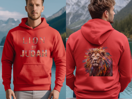 Lion of Judah Hoodie – Revelation 5:5 – “The Lion of Judah has triumphed” | Christian Hoodie for Men, Women, or Couples