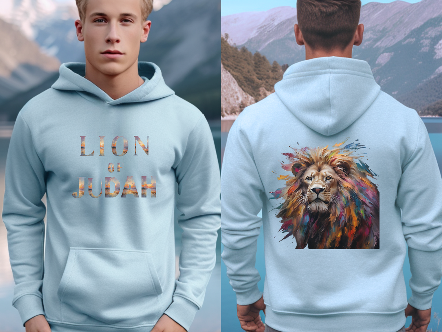 Lion of Judah Hoodie – Revelation 5:5 – “The Lion of Judah has triumphed” | Christian Hoodie for Men, Women, or Couples