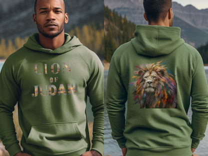 Lion of Judah Hoodie – Revelation 5:5 – “The Lion of Judah has triumphed” | Christian Hoodie for Men, Women, or Couples