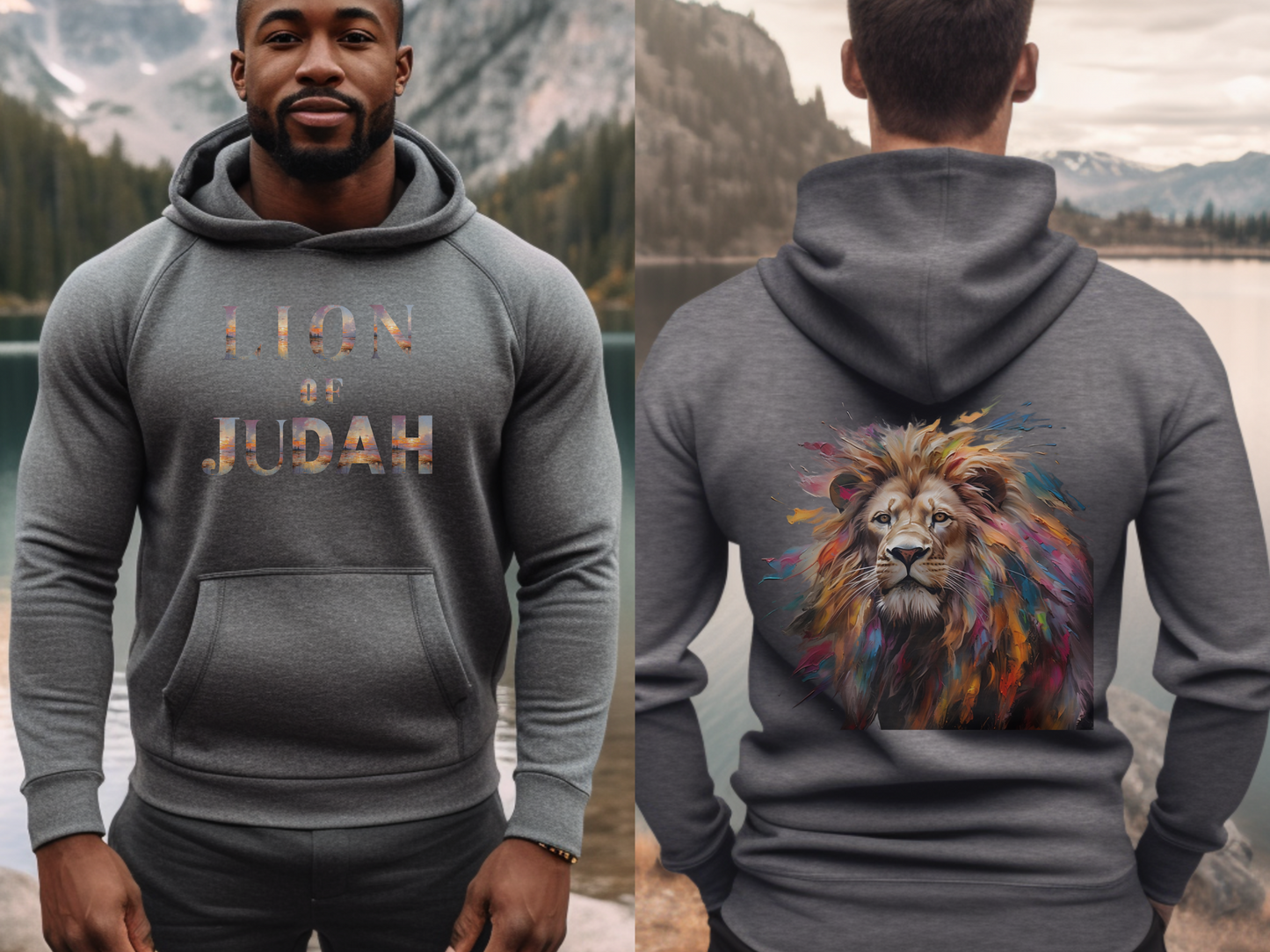 Lion of Judah Hoodie – Revelation 5:5 – “The Lion of Judah has triumphed” | Christian Hoodie for Men, Women, or Couples