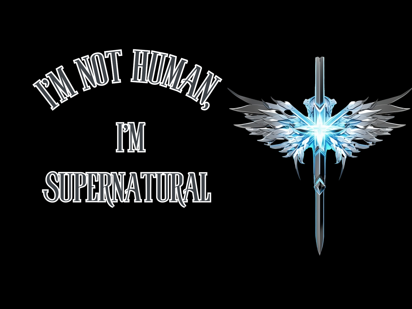 I’m Not Human, I’m Supernatura “For we live by faith, not by sight.” (2 Corinthians 5:7)l | Christian Designer Hoodie for Men, Women, and Couples || Faith Apparel & Religious Gift