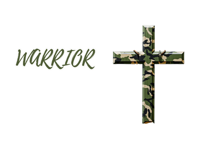 Warrior Cross Christian Hoodie – “Be strong and courageous; do not be afraid; do not be discouraged, for the LORD your God will be with you wherever you go.” (Joshua 1:9) – Designer Christian Hoodie for Men, Women, or Couples