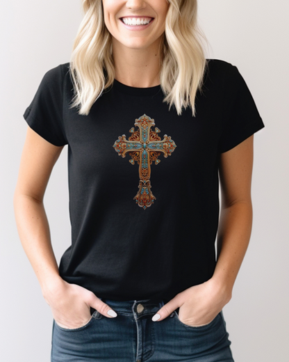 “The Courage Cross – Joshua 1:9 ‘Be strong and courageous. Do not be afraid; for the Lord your God will be with you.’”