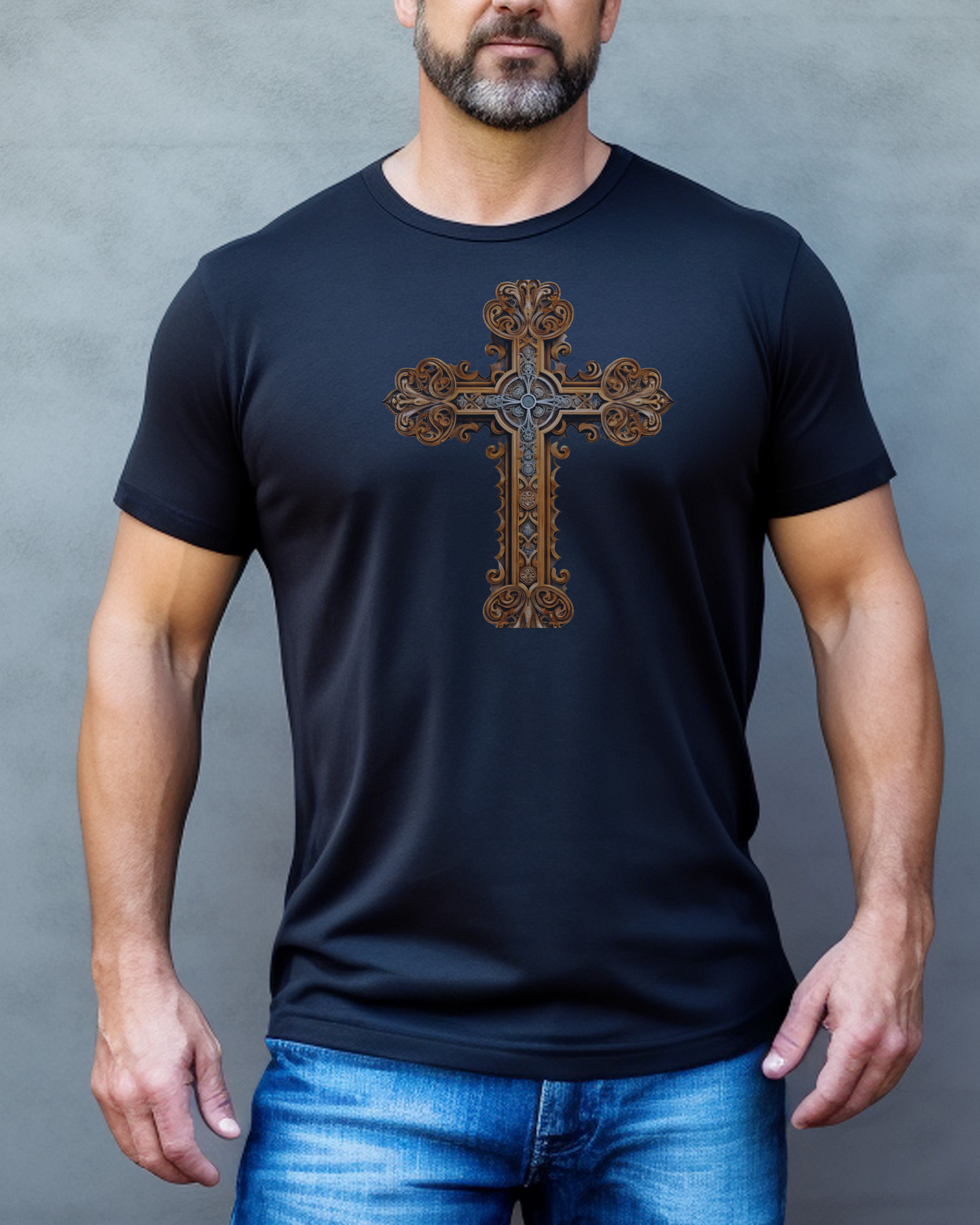 The Strength Cross T-Shirt – Philippians 4:13 “I can do all things through Christ who strengthens me.”