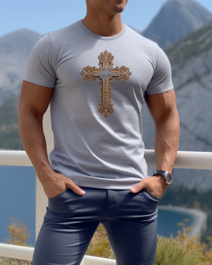 The Strength Cross T-Shirt – Philippians 4:13 “I can do all things through Christ who strengthens me.”