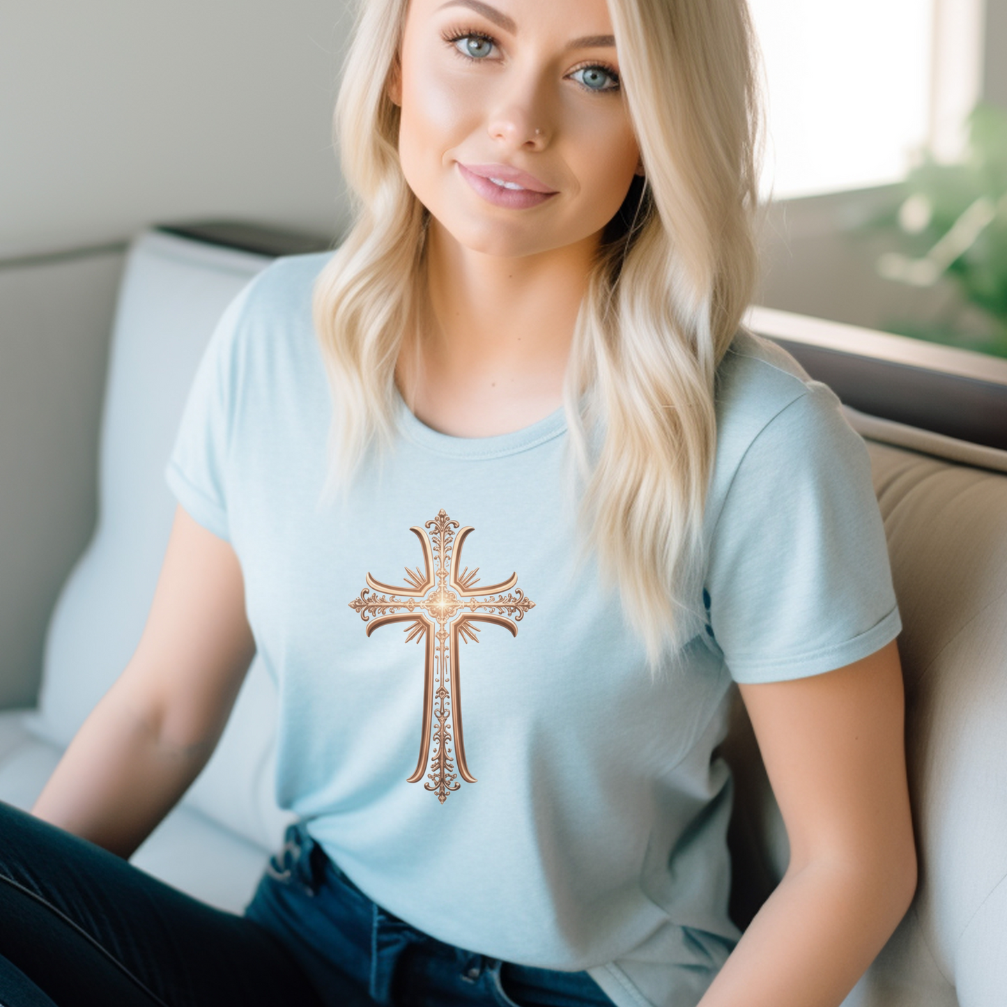 The"Armor Of God" Cross T-Shirt – Ephesians 6:11  “Put on the full armor of God.”
