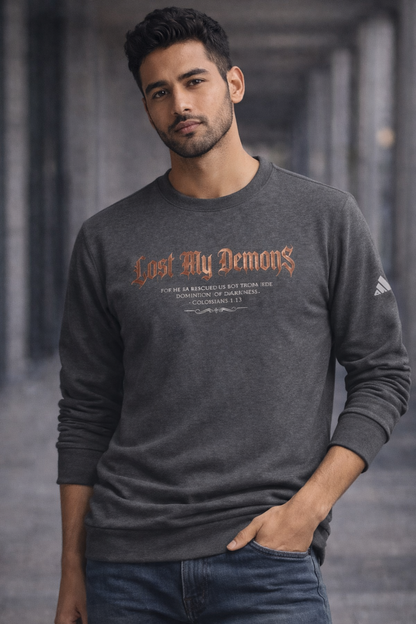 Lost My Demons Crewneck Sweatshirt – Colossians 1:13