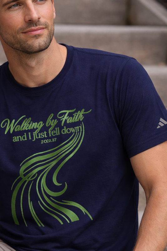 Walking By Faith Adidas Tee |