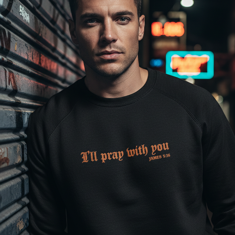 I LL PRAY WITH YOU RAGLAN CREWNECK | STANDARD ISSUE