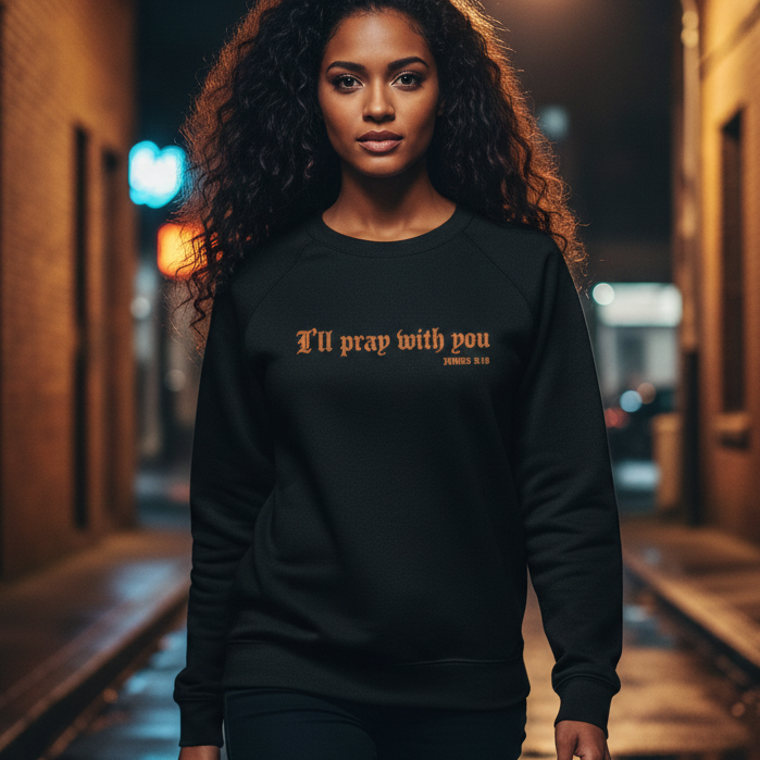I LL PRAY WITH YOU RAGLAN CREWNECK | STANDARD ISSUE