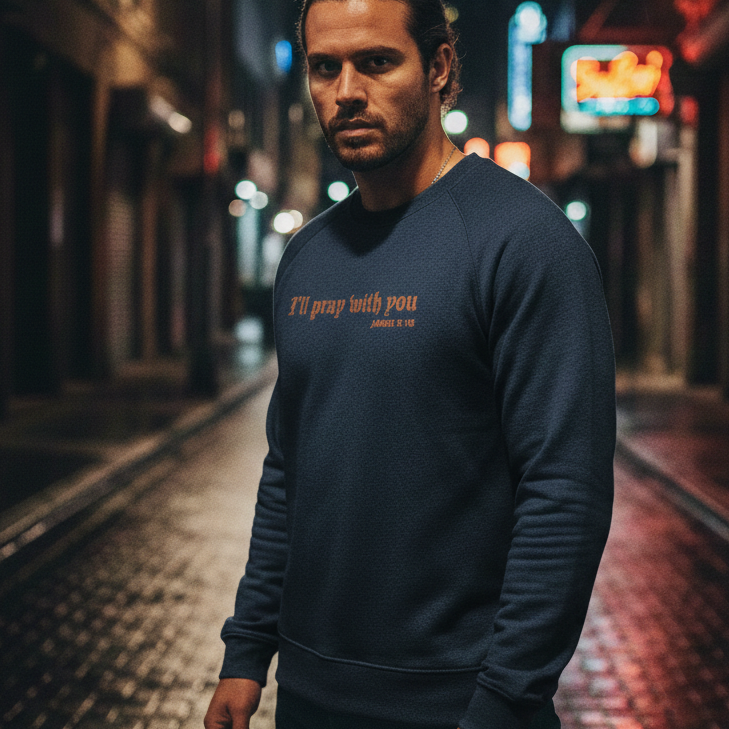 I LL PRAY WITH YOU RAGLAN CREWNECK | STANDARD ISSUE