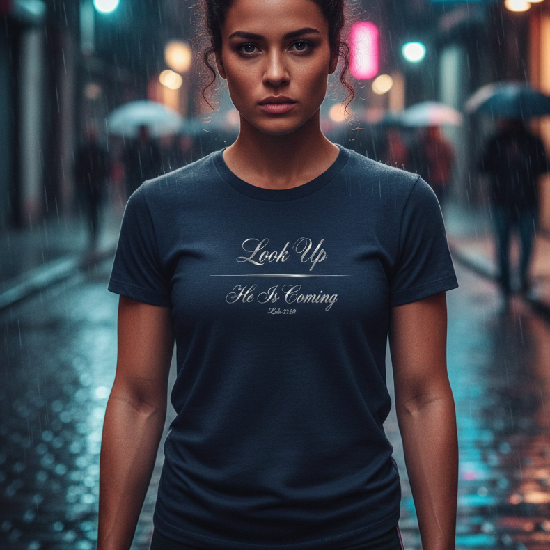 Look Up He Is Coming Premium Essential Tee - STANDARD ISSUE