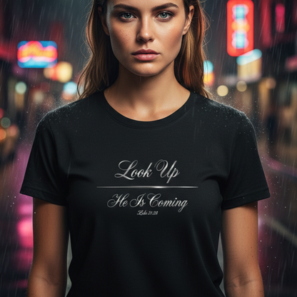 Look Up He Is Coming Premium Essential Tee - STANDARD ISSUE