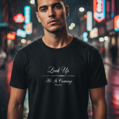 Look Up He Is Coming Premium Essential Tee - STANDARD ISSUE
