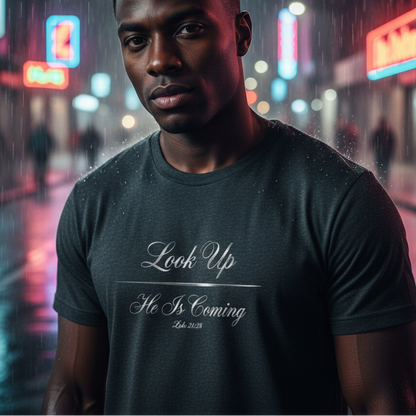 Look Up He Is Coming Premium Essential Tee - STANDARD ISSUE