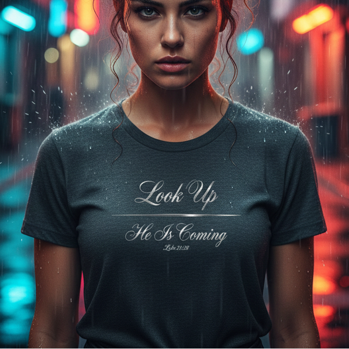 Look Up He Is Coming Premium Essential Tee - STANDARD ISSUE