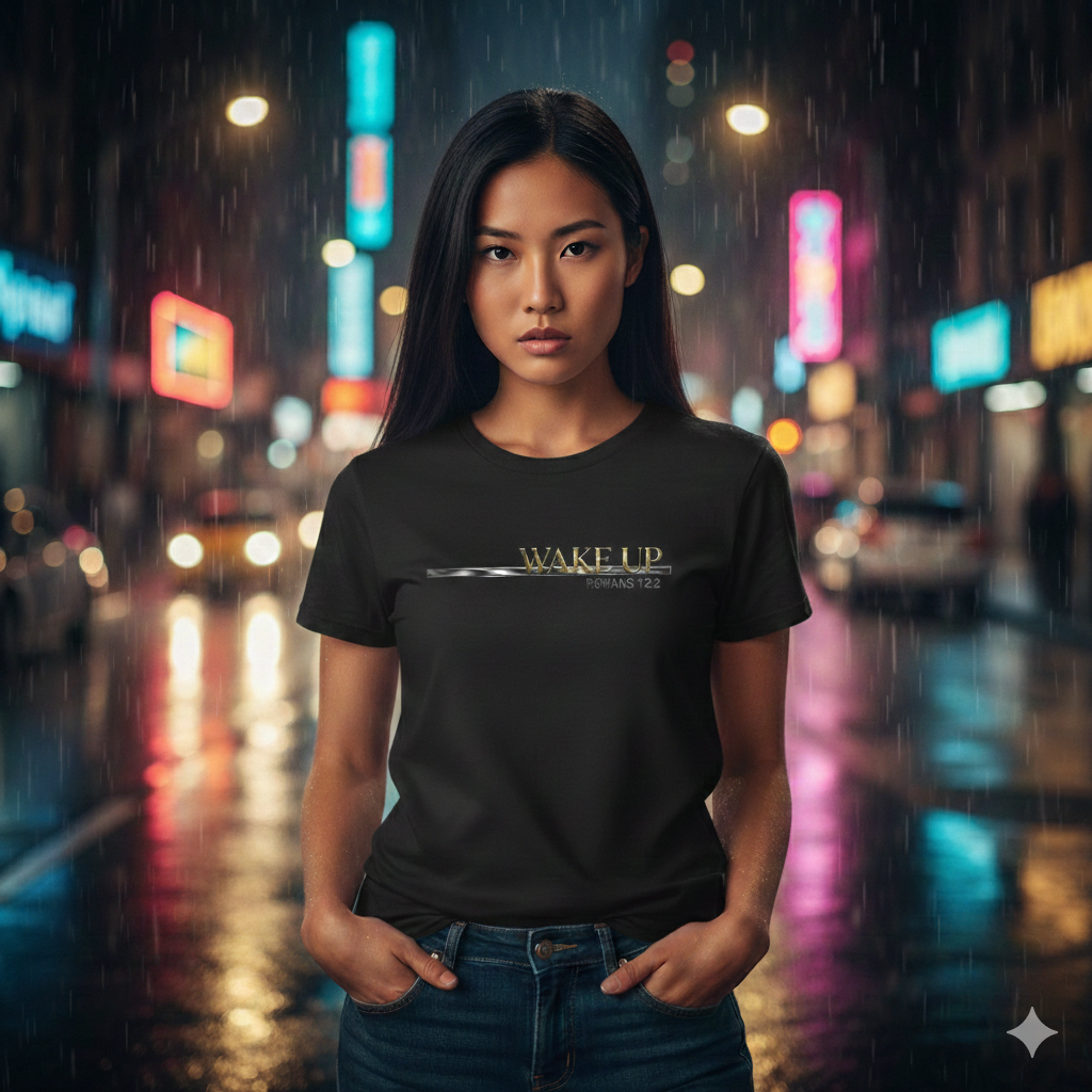 Wake Up Romans 12:2 Premium Essential Tee - STANDARD ISSUE