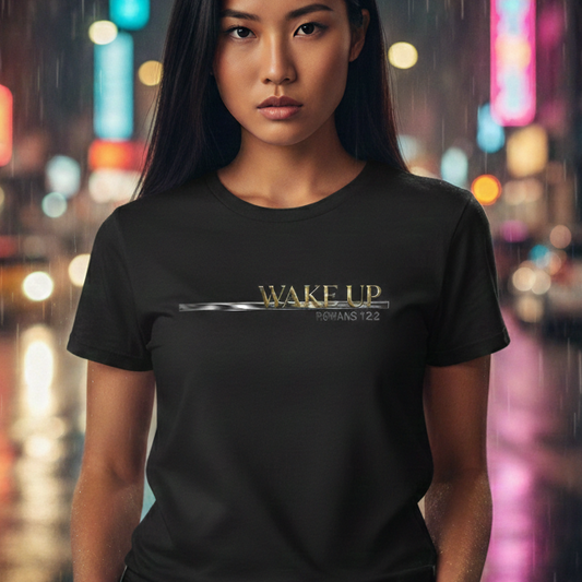 Wake Up Romans 12:2 Premium Essential Tee - STANDARD ISSUE