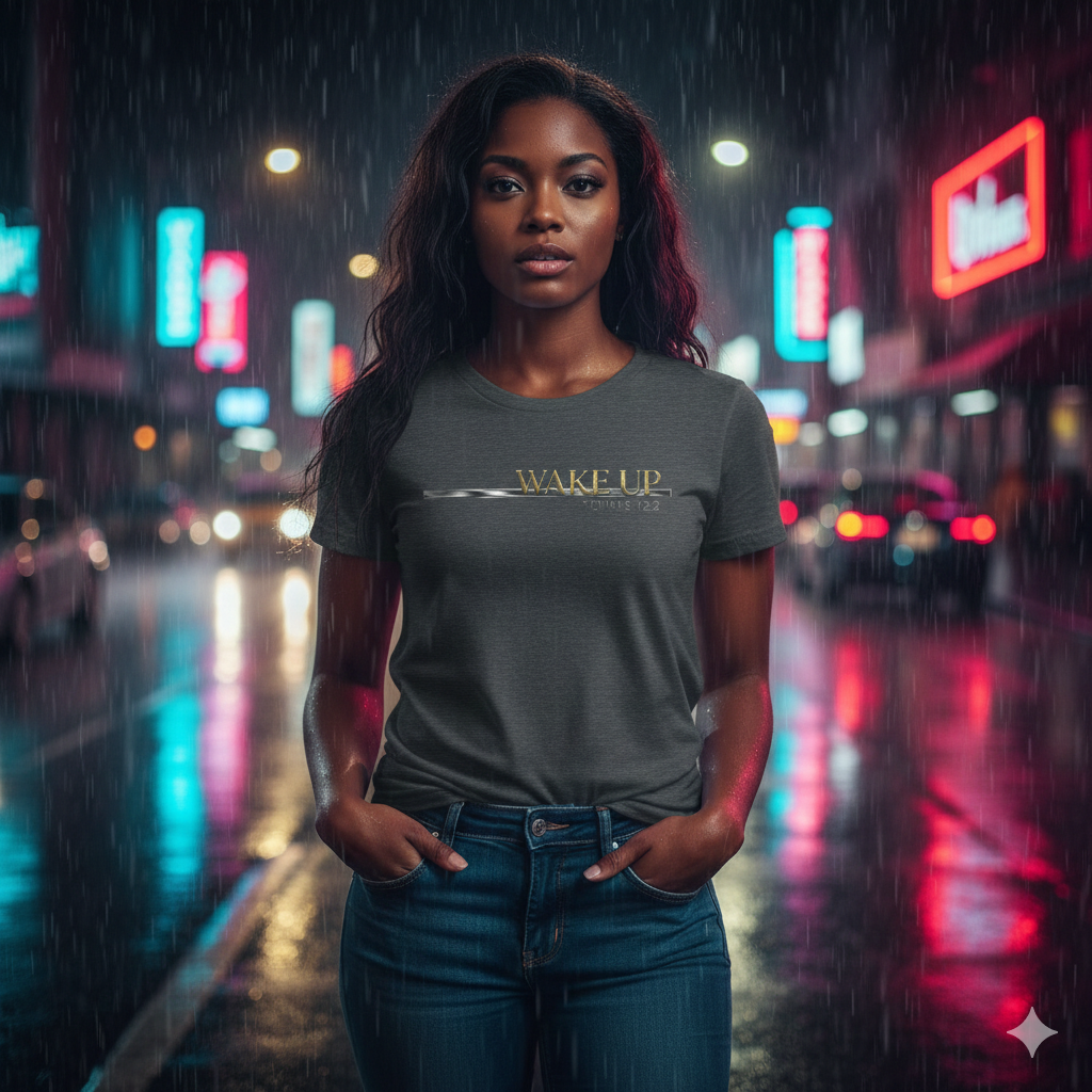 Wake Up Romans 12:2 Premium Essential Tee - STANDARD ISSUE