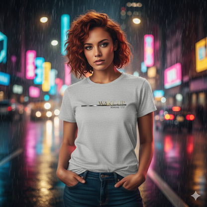 Wake Up Romans 12:2 Premium Essential Tee - STANDARD ISSUE