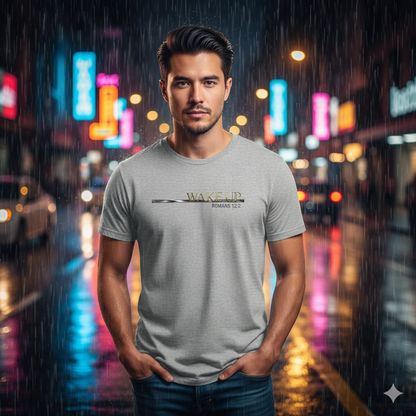 Wake Up Romans 12:2 Premium Essential Tee - STANDARD ISSUE