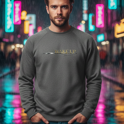 Wake Up Romans 12:2 Premium Heavyweight Crewneck - STANDARD ISSUE