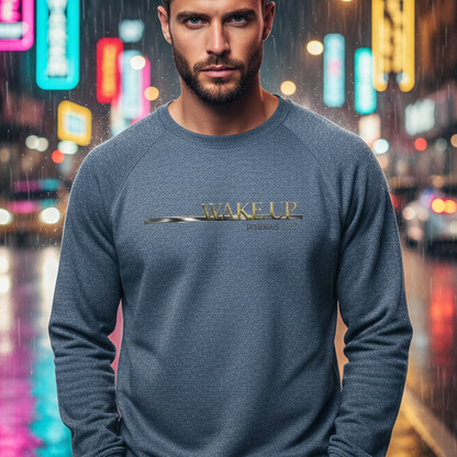 Wake Up Romans 12:2 Premium Heavyweight Crewneck - STANDARD ISSUE