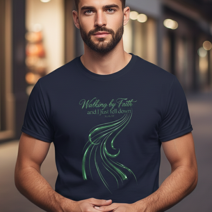 Walking By Faith Premium Essential Tee - STANDARD ISSUE