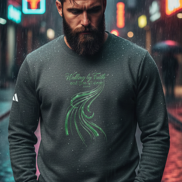 Walking By Faith Performance Crewneck | Adidas®