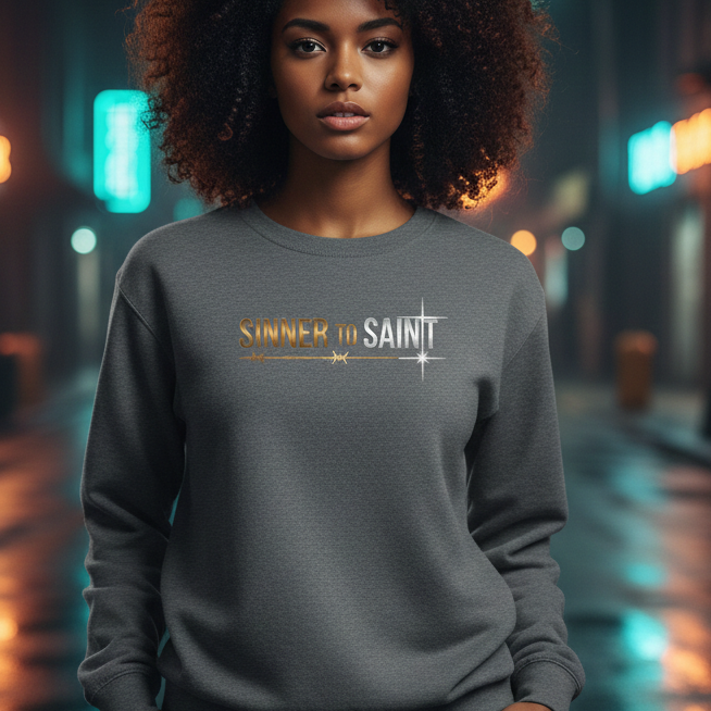 Sinner to Saint Premium Heavyweight Crewneck - STANDARD ISSUE