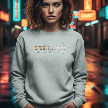 Sinner to Saint Premium Heavyweight Crewneck - STANDARD ISSUE
