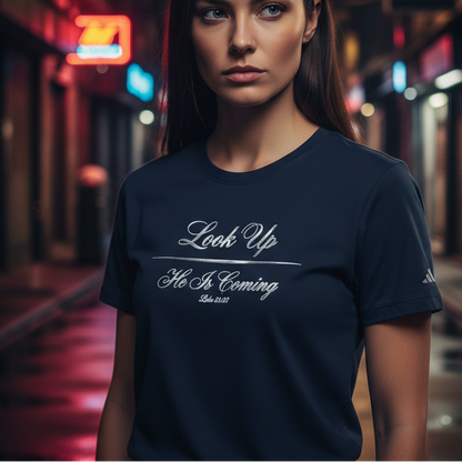 Look Up He Is Coming Performance Tee | Adidas®