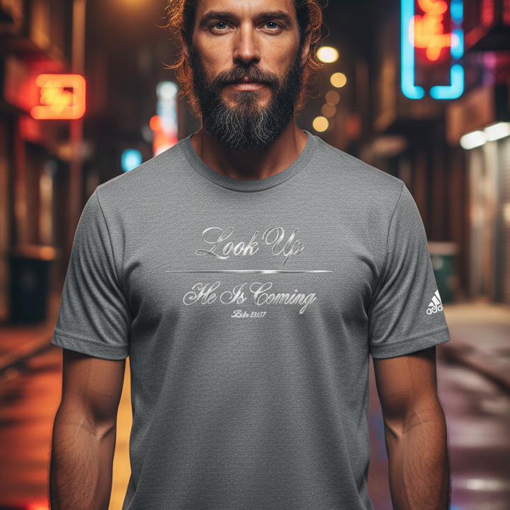 Look Up He Is Coming Performance Tee | Adidas®