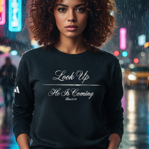 Look Up He Is Coming Performance Crewneck | Adidas®