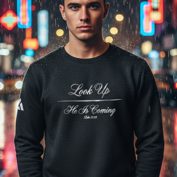 Look Up He Is Coming Performance Crewneck | Adidas®