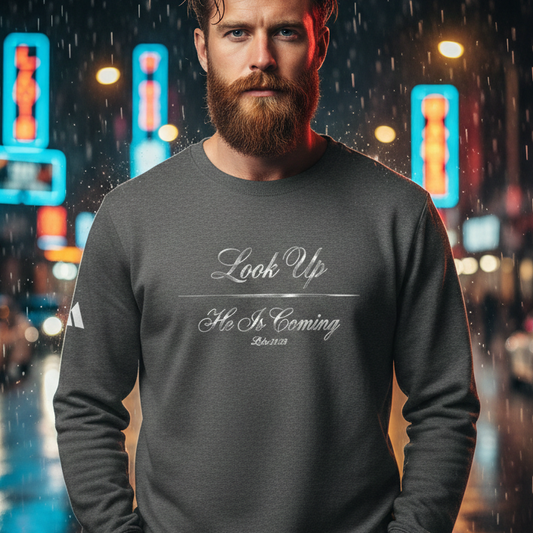 Look Up He Is Coming Performance Crewneck | Adidas®