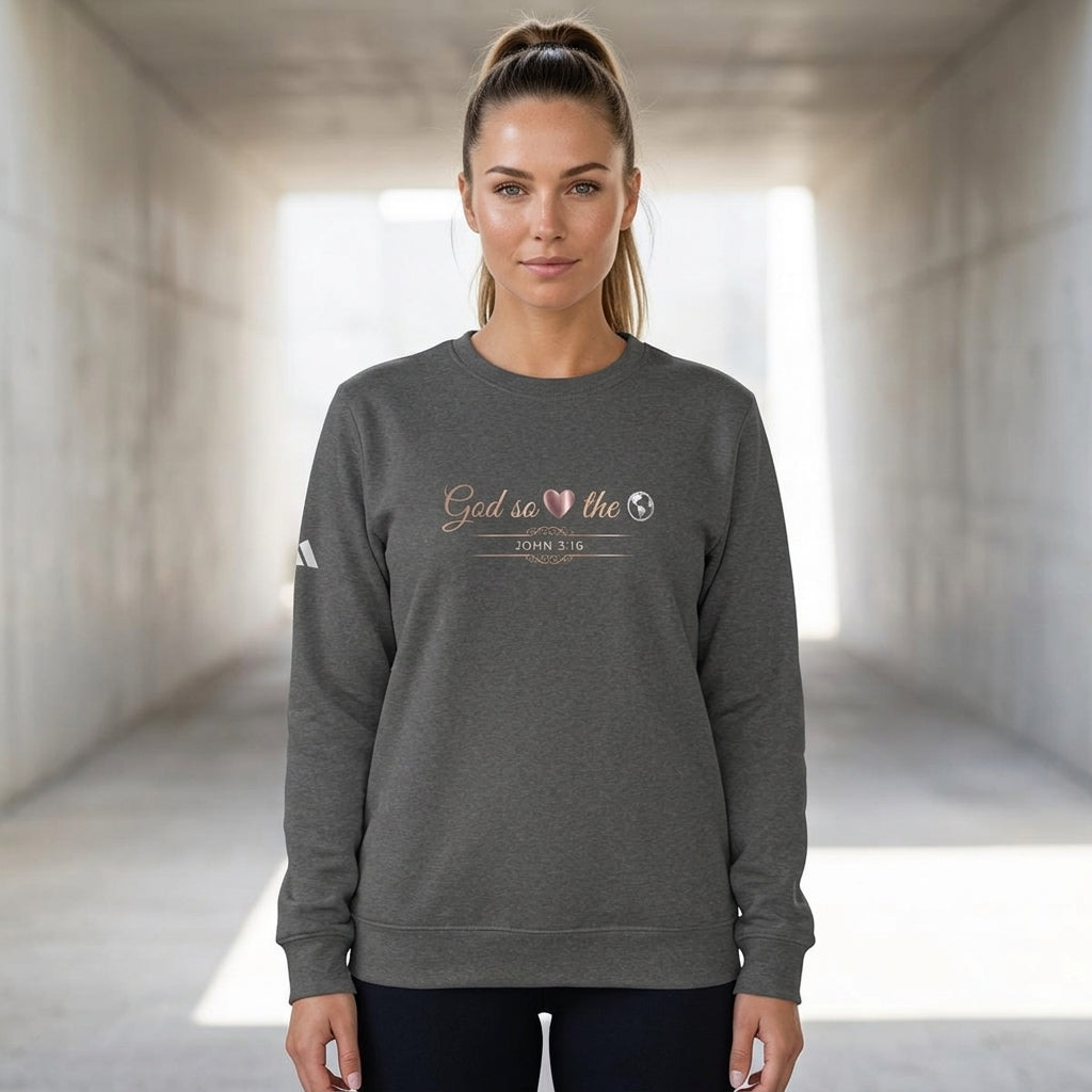 God So Loved The World Premium Performance Crewneck | Adidas®
