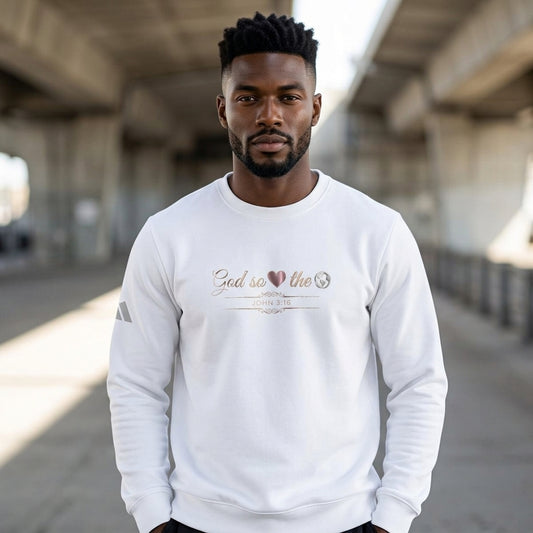 God So Loved The World Premium Performance Crewneck | Adidas®