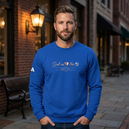 God So Loved The World Premium Performance Crewneck | Adidas®