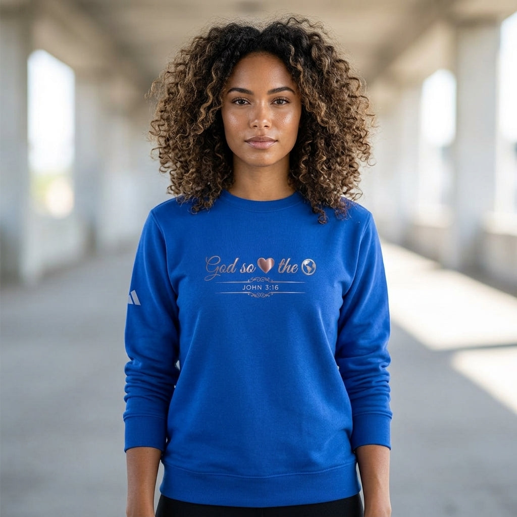 God So Loved The World Premium Performance Crewneck | Adidas®