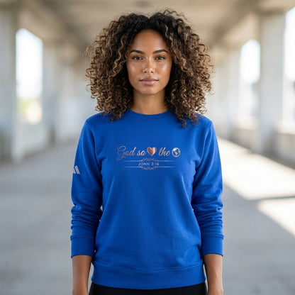 God So Loved The World Premium Performance Crewneck | Adidas®