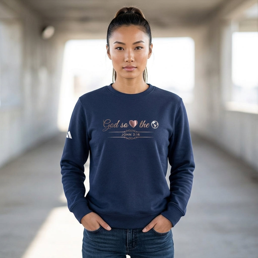 God So Loved The World Premium Performance Crewneck | Adidas®