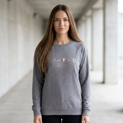 God So Loved The World Premium Heavyweight Crewneck - STANDARD ISSUE