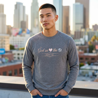 God So Loved The World Premium Heavyweight Crewneck - STANDARD ISSUE