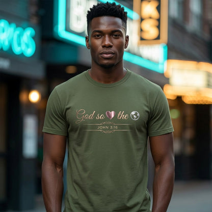 God So Loved The World Premium Essential Tee - STANDARD ISSUE